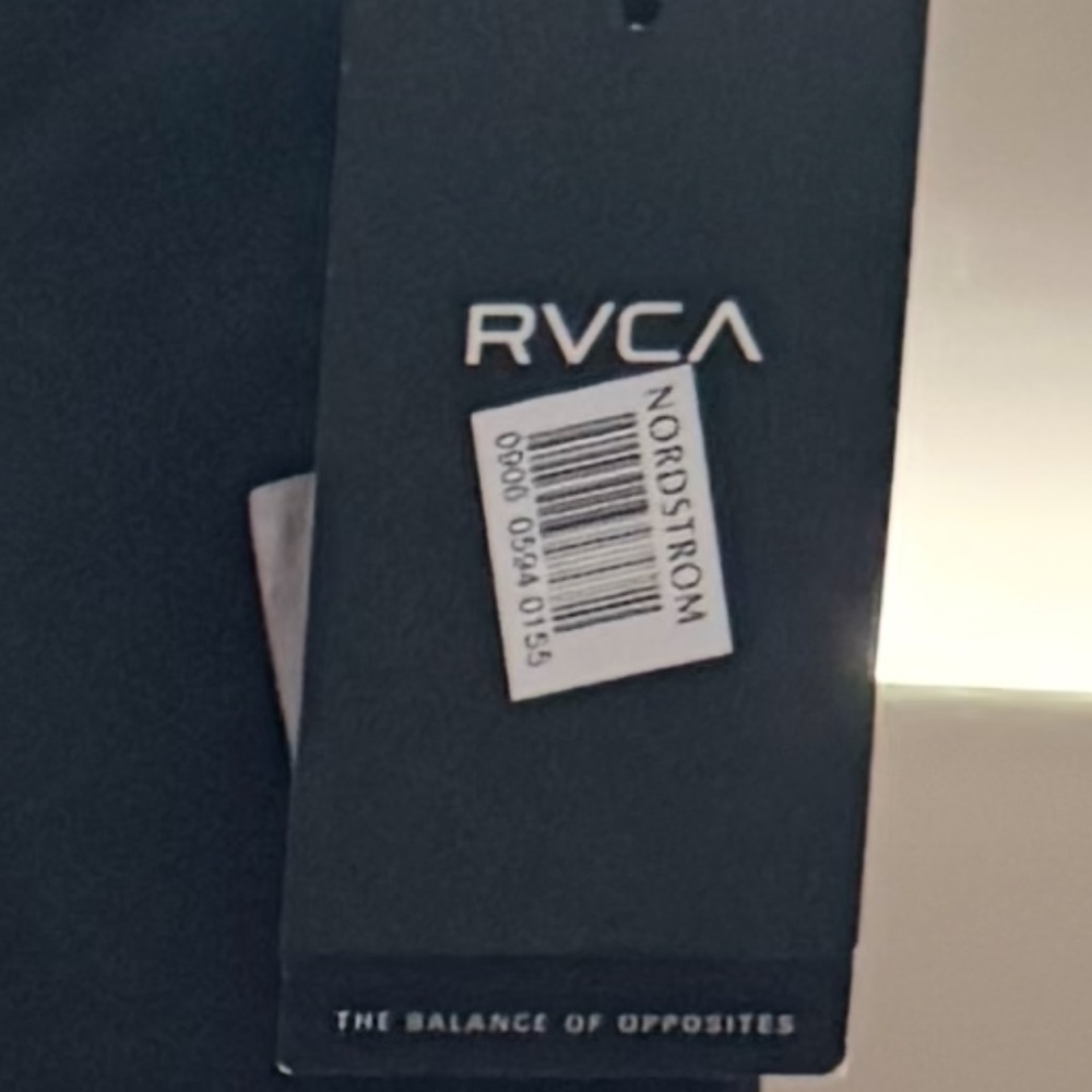 RVCA Kids Casual Black Pants - Picture 2 of 3